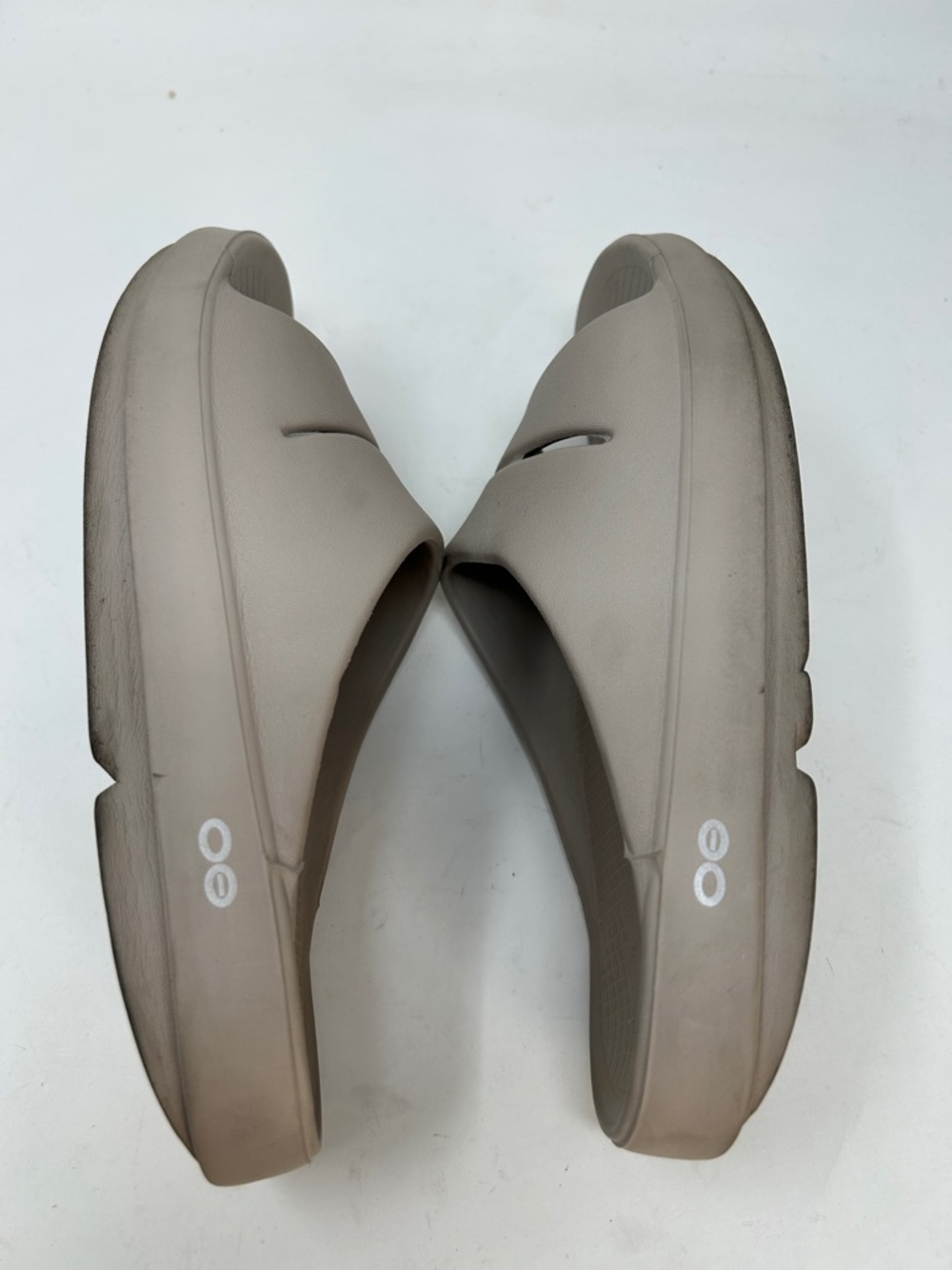 OOFOS OOahh Slide Sandal - Beige Women’s Size 9 - Picture 9 of 9